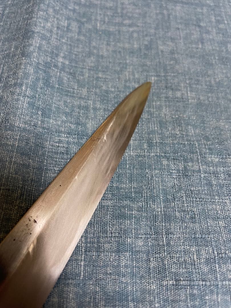 正吉　柳刃包丁 24.5センチ　水牛柄　ヴィンテージ