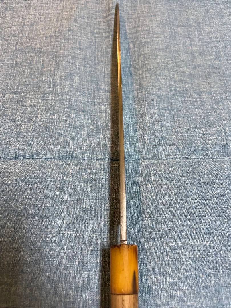 正吉　柳刃包丁 24.5センチ　水牛柄　ヴィンテージ