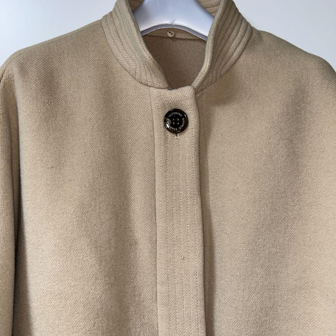 Sov．ブルーフォックス使用アンゴラポンチョコート。