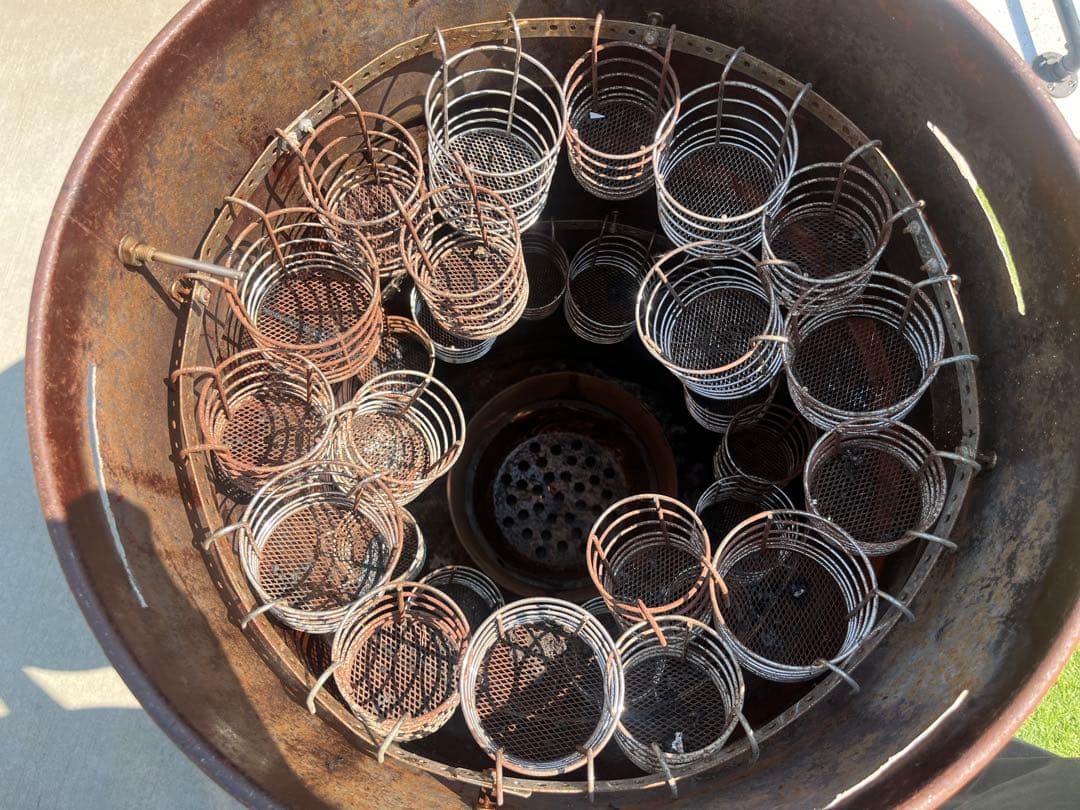 ドラム缶　焼き芋機　業務用　つぼ焼き