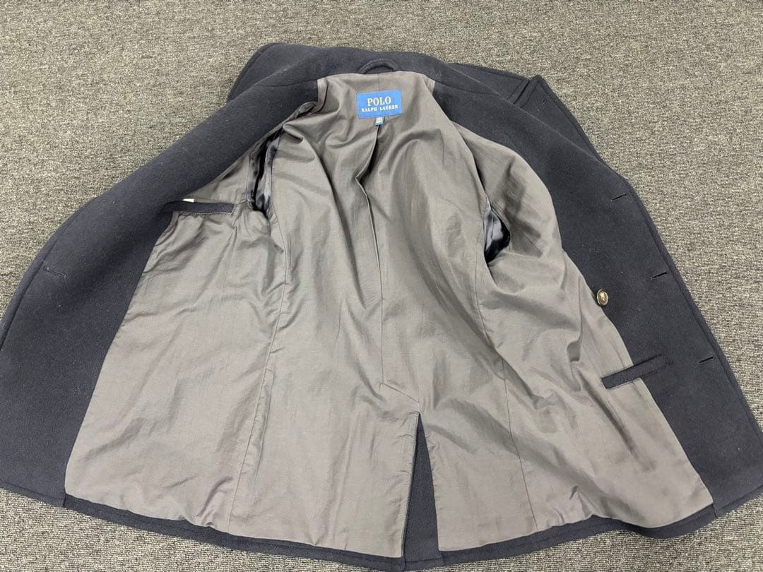 【ほぼ未使用】POLO RALPH LAUREN ピーコート36S ネイビー美品