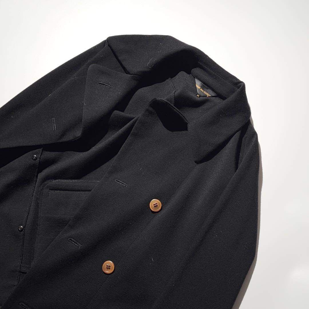 02aw COMME des GARCONS 飴ボタン変形ジャケット