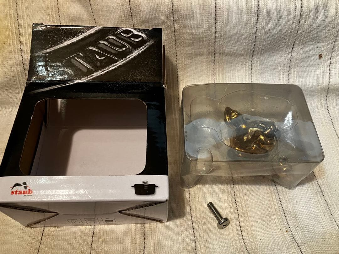 【廃番レア】新品 未使用staub チキンノブ