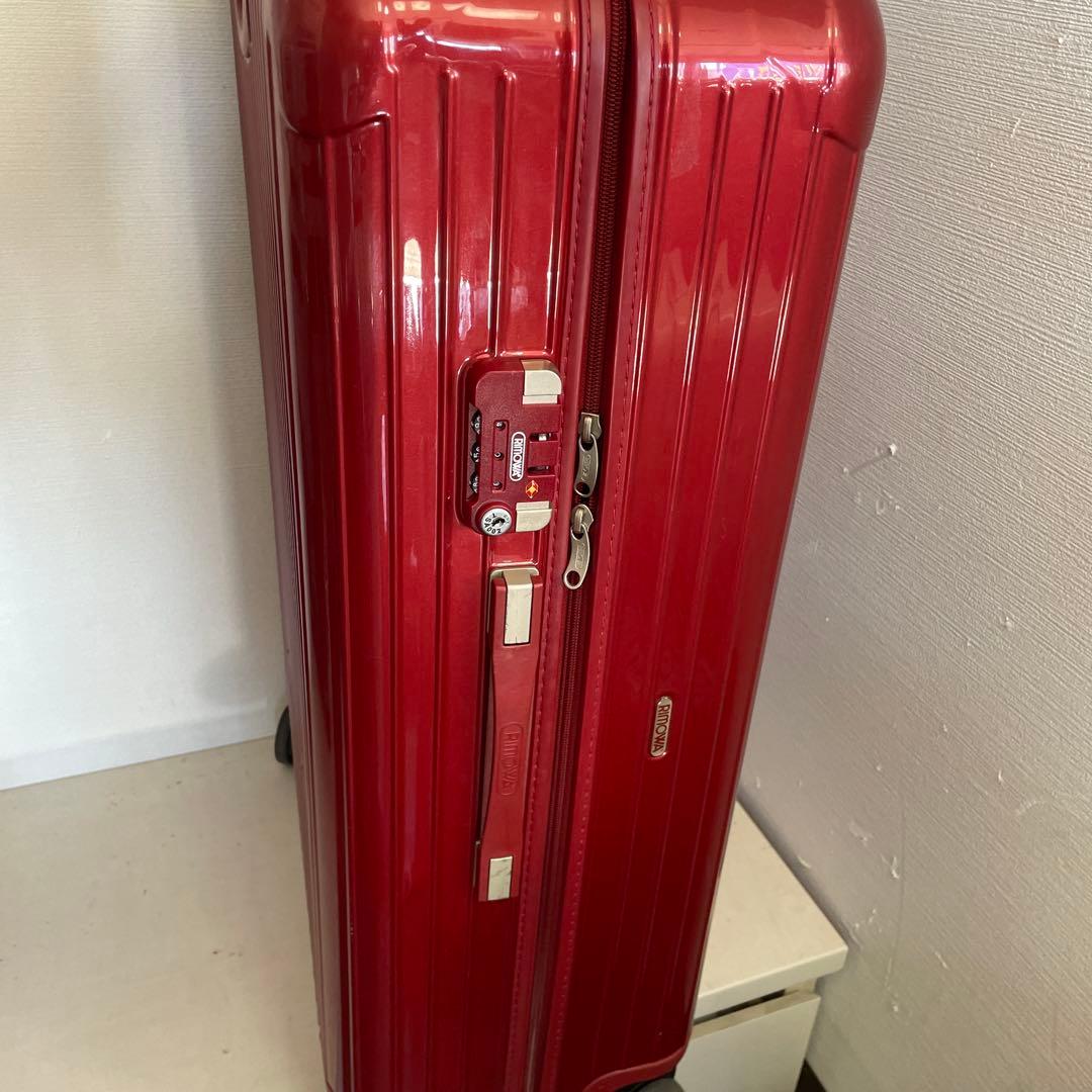保証書付き RIMOWA サルサデラックス 104L レッド チェックインL以上
