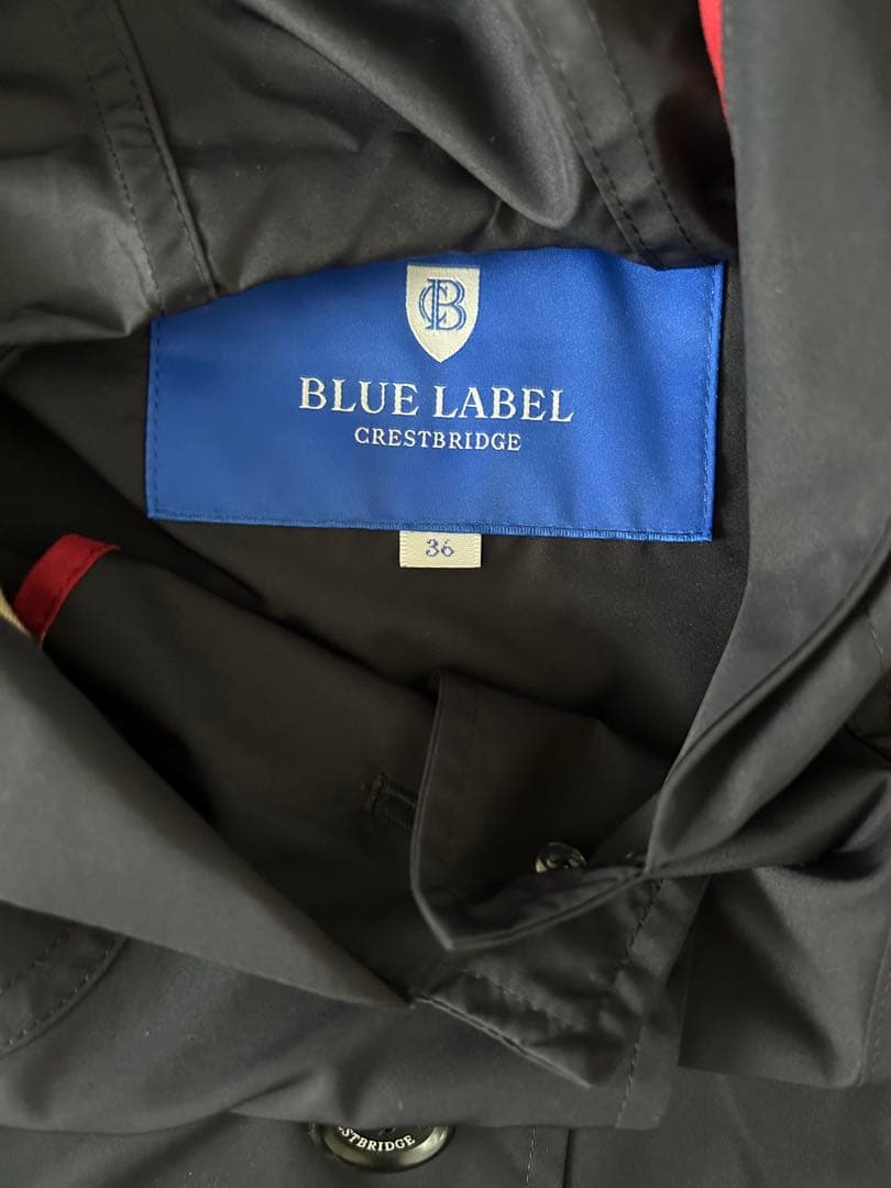 ブルーレーベル ウェザープルーフ ポケッタブルレインコート