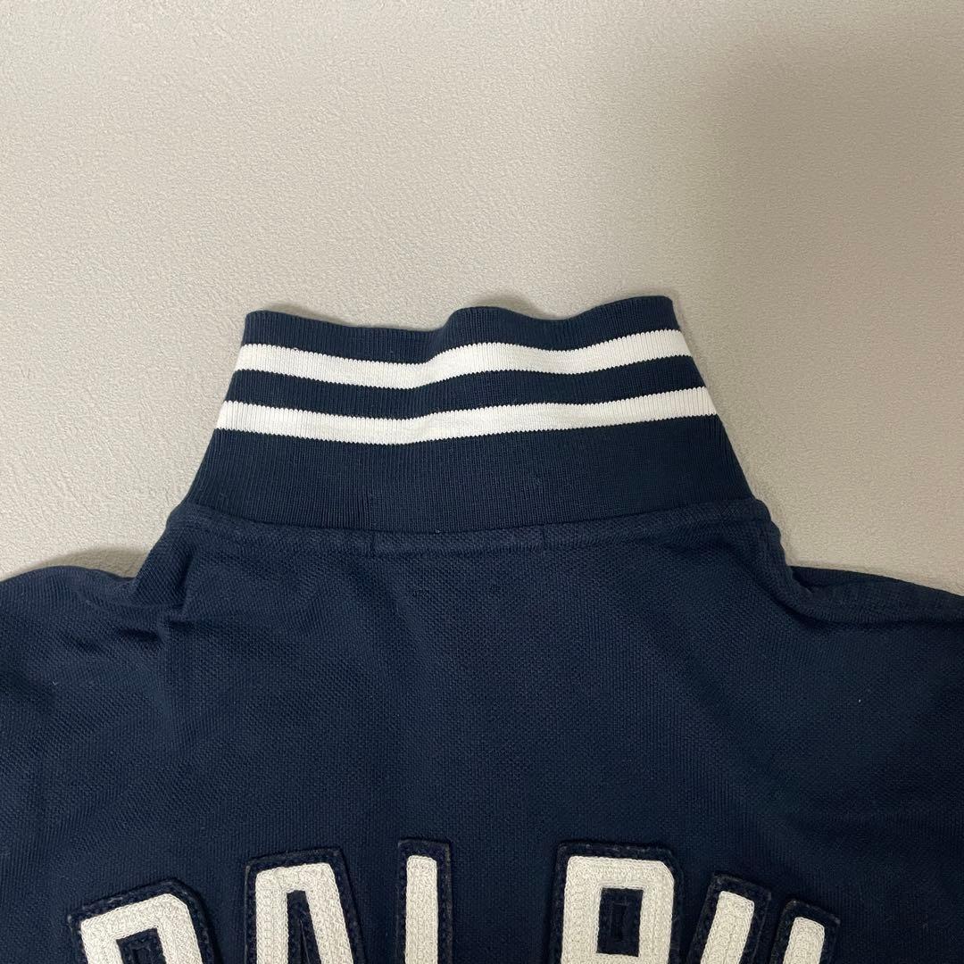 人気 完売 コラボ ラルフローレン ヤンキース ポロシャツ ネイビー S