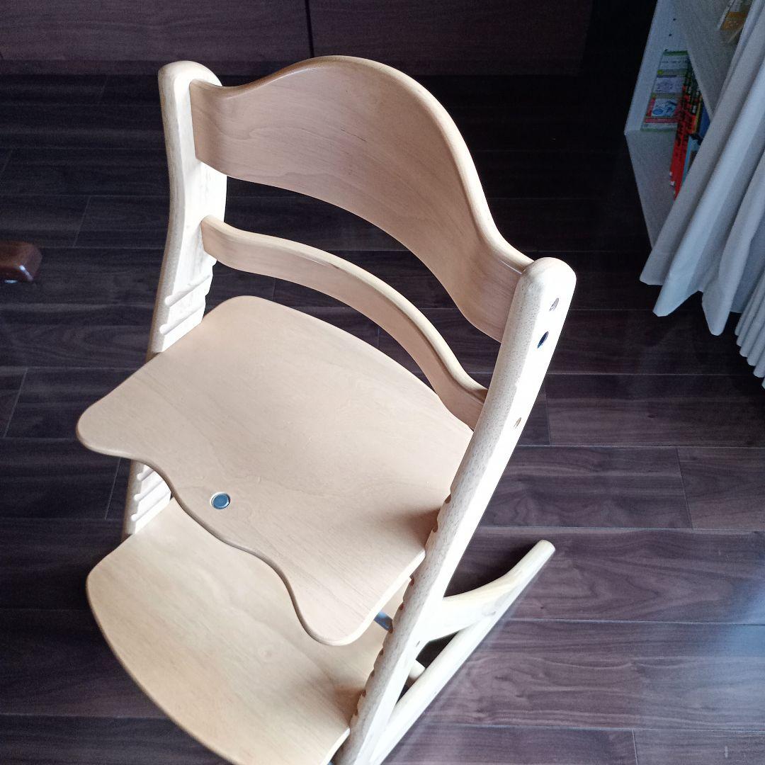 ベビーチェア ハイチェア すくすくチェアスリムプラス 大和屋 テーブル＆ガード付