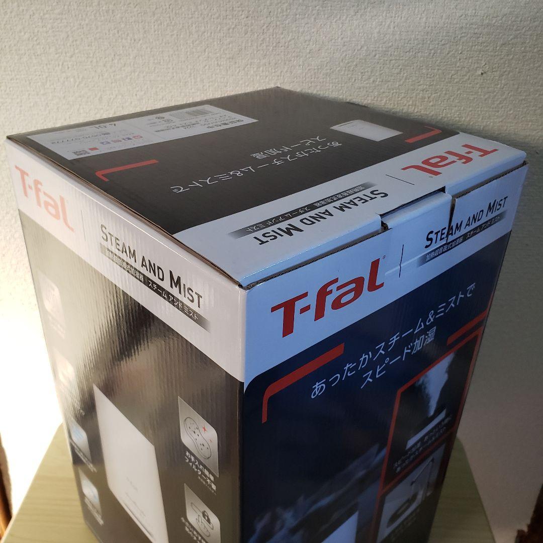 新品 T-fal 加熱超音波式加湿器 スチーム アンド ミスト 4L ホワイト