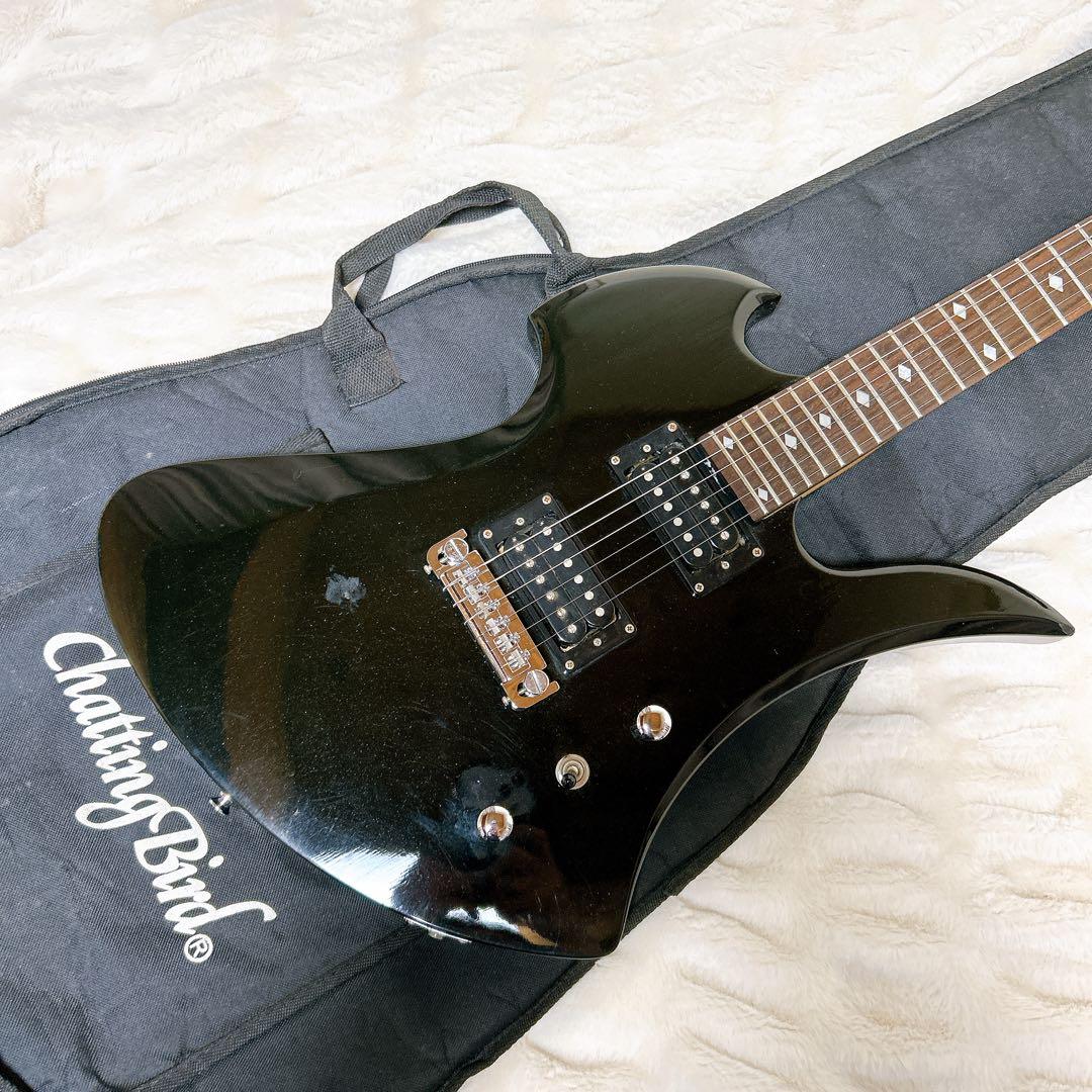 Chatting Bird モッキンバード ブラック 変形ギター エレキギター