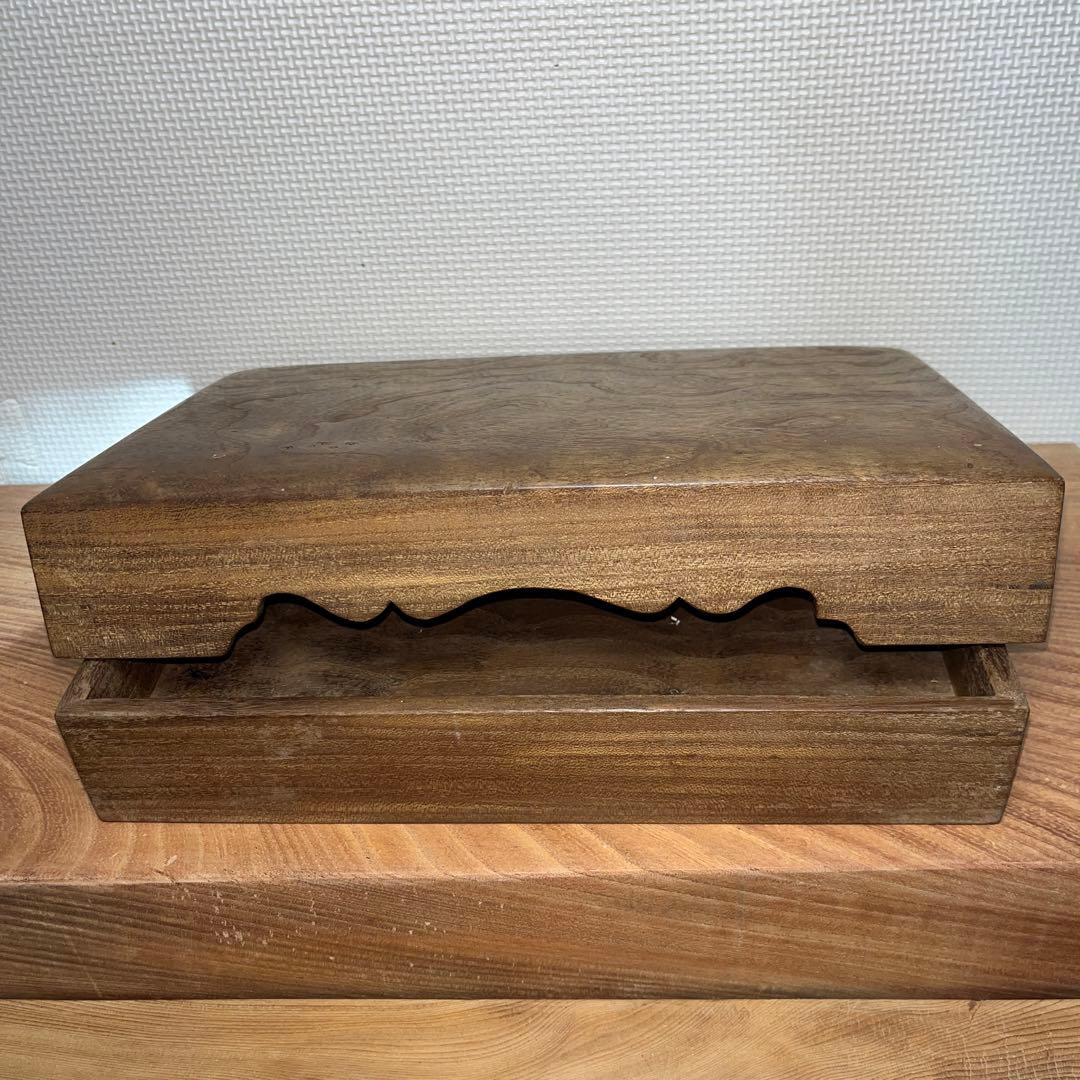 ⭕️赤間硯　下井唯石　1.4kg超え　野面硯　縁ツルツル　美品