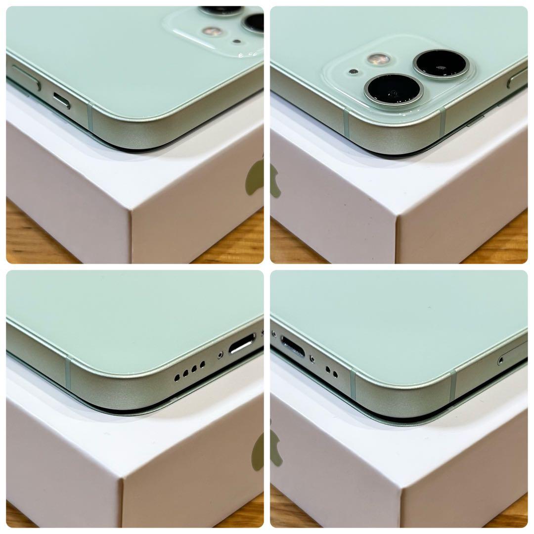 【美品】iPhone 12 mini 本体 128GB SIMフリー グリーン
