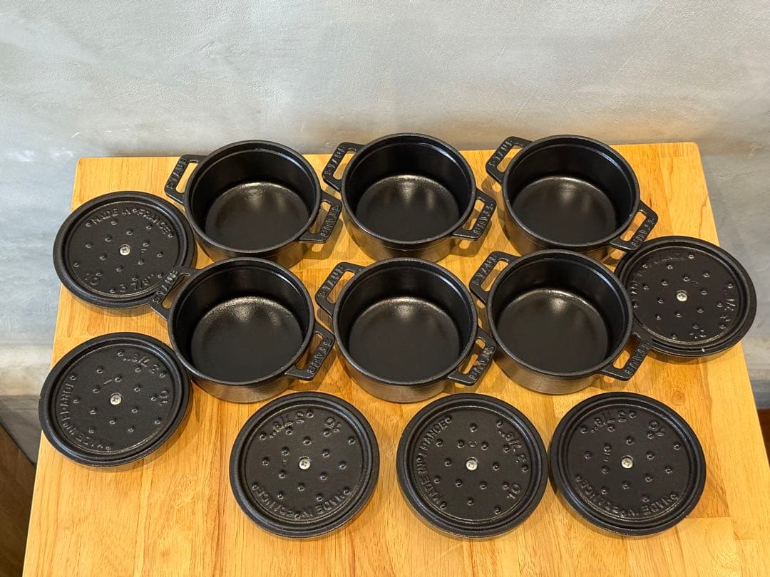 k*i様 staub ラウンド10 6個セット