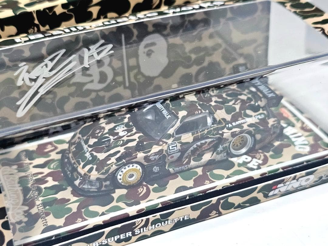 イノモデル INNO64 1/64 LBWK マツダ RX7 fd3s BAPE