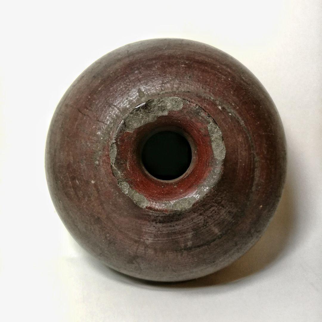 古備前焼　 蕪徳利 古備前 （ 被せ焼 船徳利）