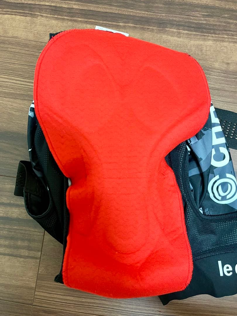 サイクルジャージ CHARI & CO ・ルコック黒/赤・黒／グレーセット