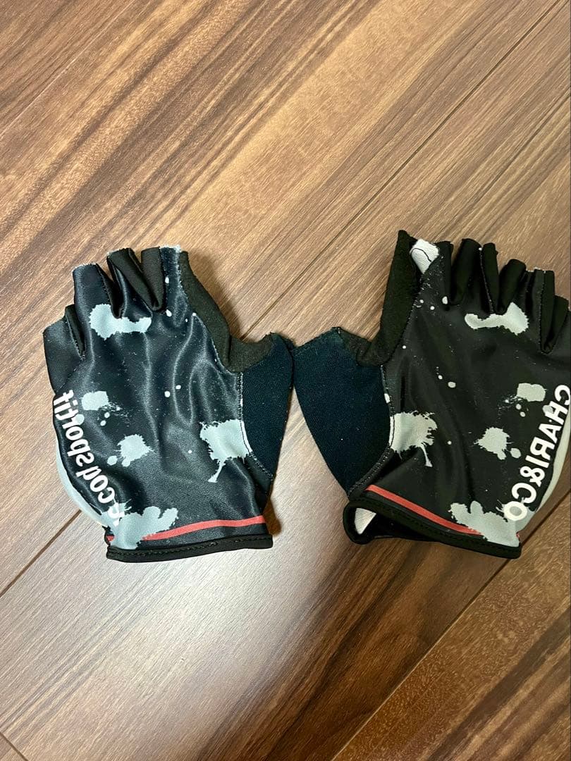 サイクルジャージ CHARI & CO ・ルコック黒/赤・黒／グレーセット