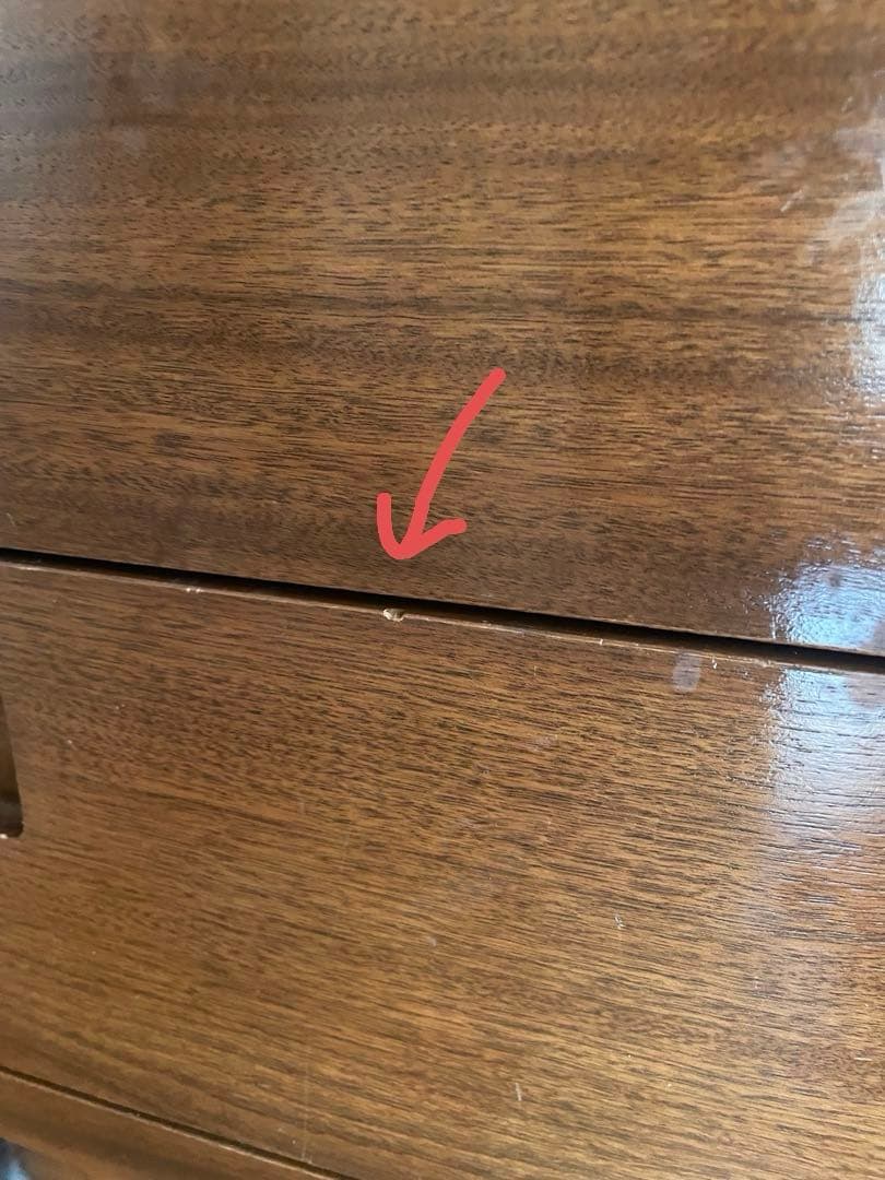 橋詰家具　shinra 640 5段 チェスト 楠材　アンティーク