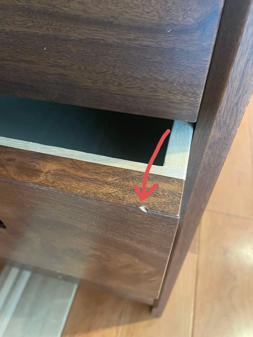 橋詰家具　shinra 640 5段 チェスト 楠材　アンティーク