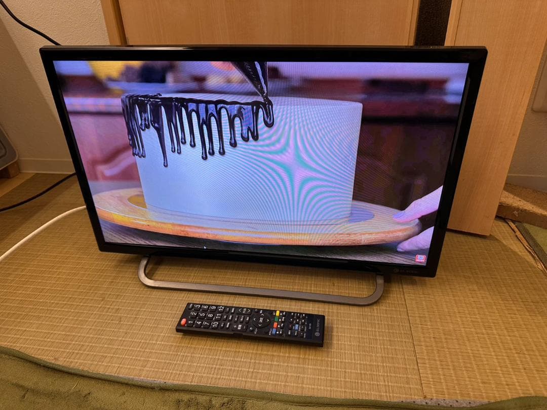 録画可！ELSONIC 24型　500GB内蔵　テレビ　2020年製　美品！