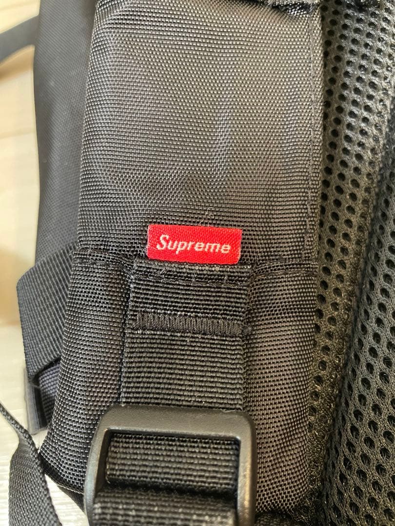 Supreme ブラック リュック　シュプリーム　バックパック