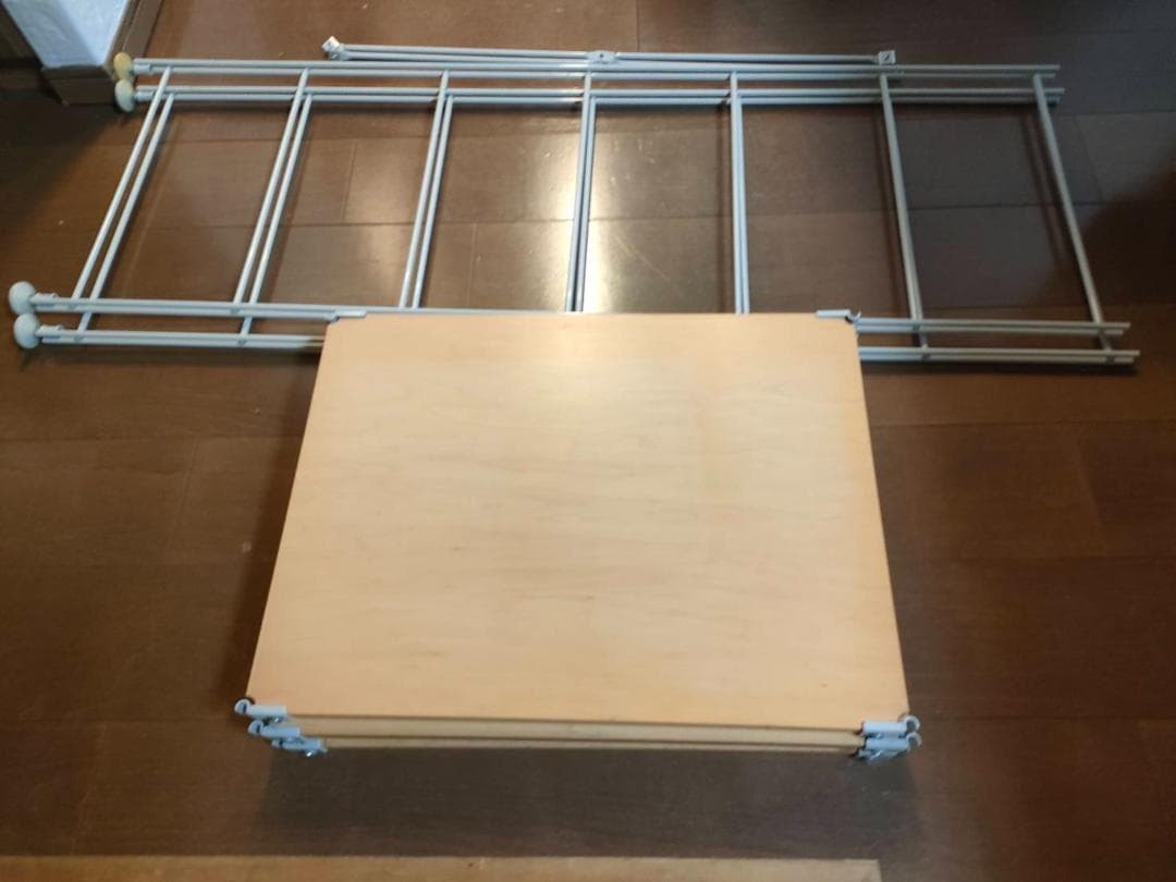 【引取のみ】無印良品 ４段ステンレスユニットシェルフ（中古）