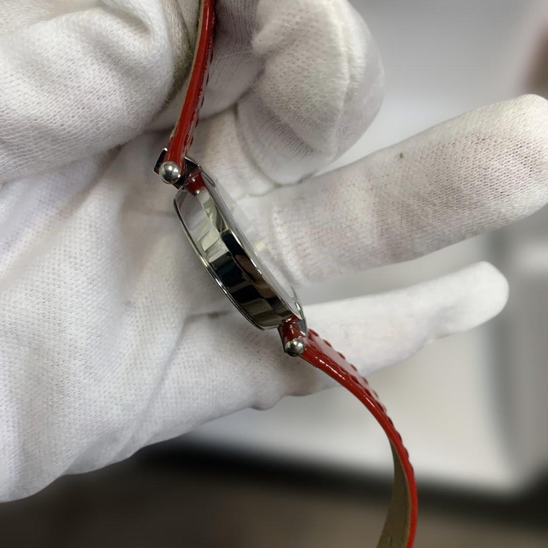 m122306m TISSOT 腕時計 ピンキー　レッドレザー　パール