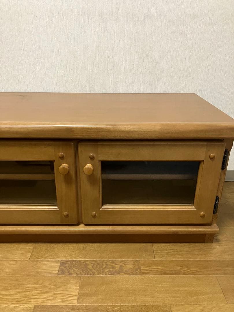 カリモク テレビボード ローボード　木製　レトロ アンティーク