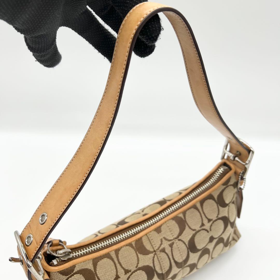 バッグ Coach 6371 Signature Shoulder bag Brown