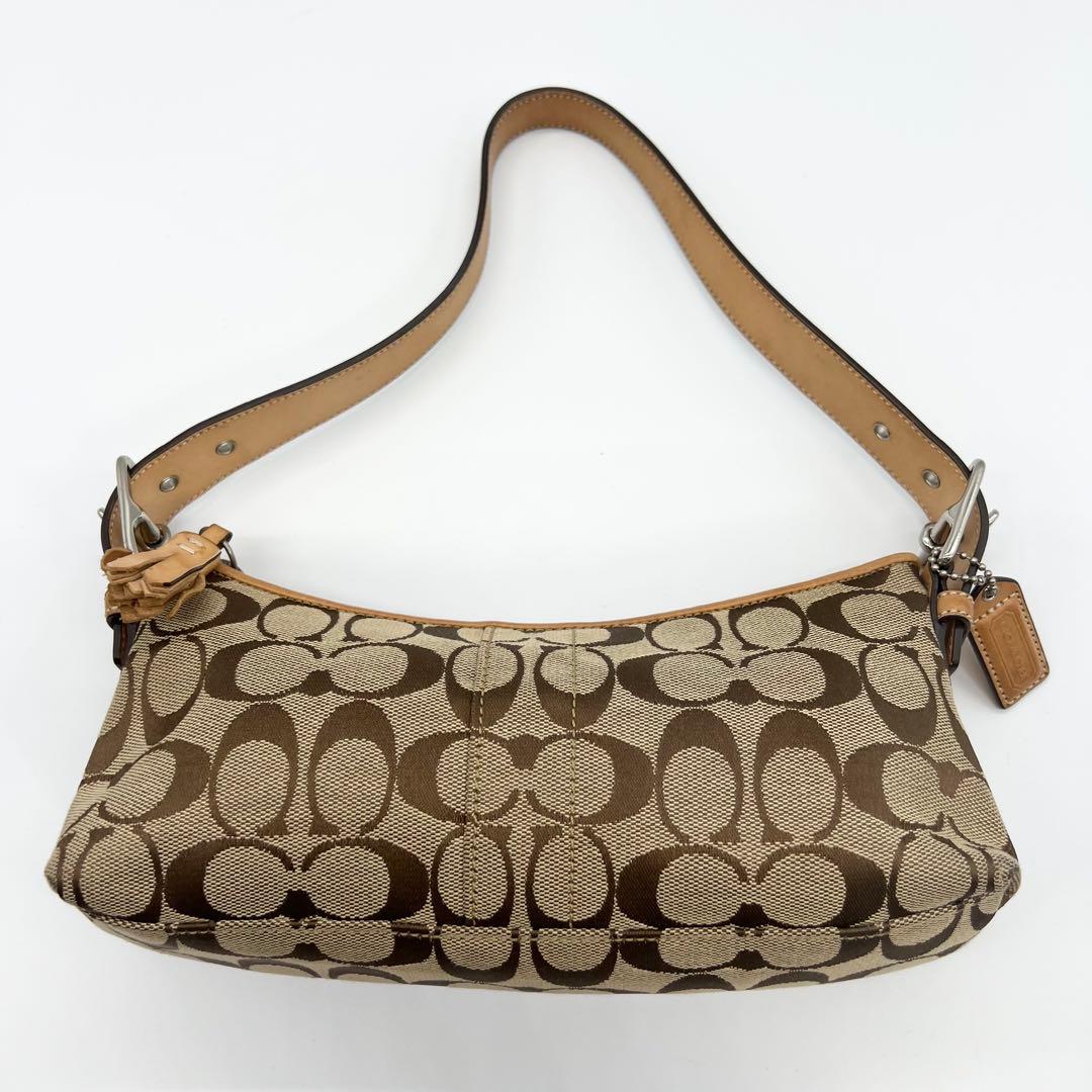 バッグ Coach 6371 Signature Shoulder bag Brown