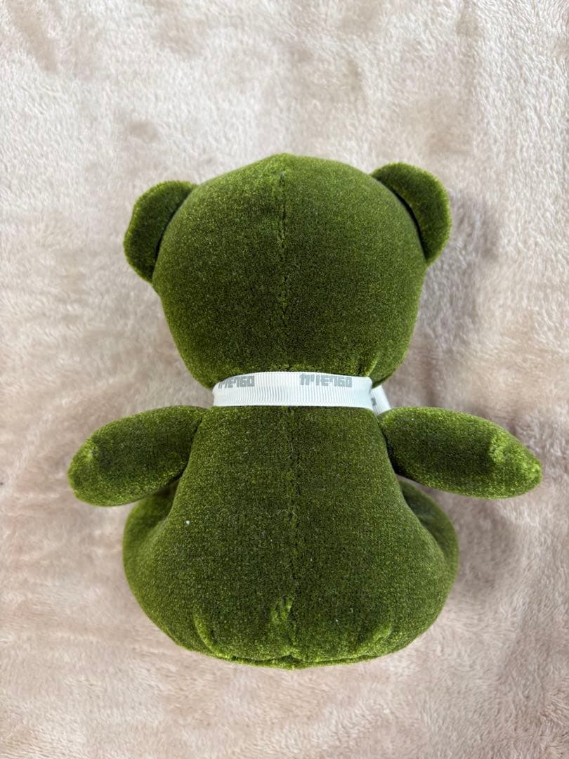 カリモク60 非売品 モケットグリーン ベア ぬいぐるみ