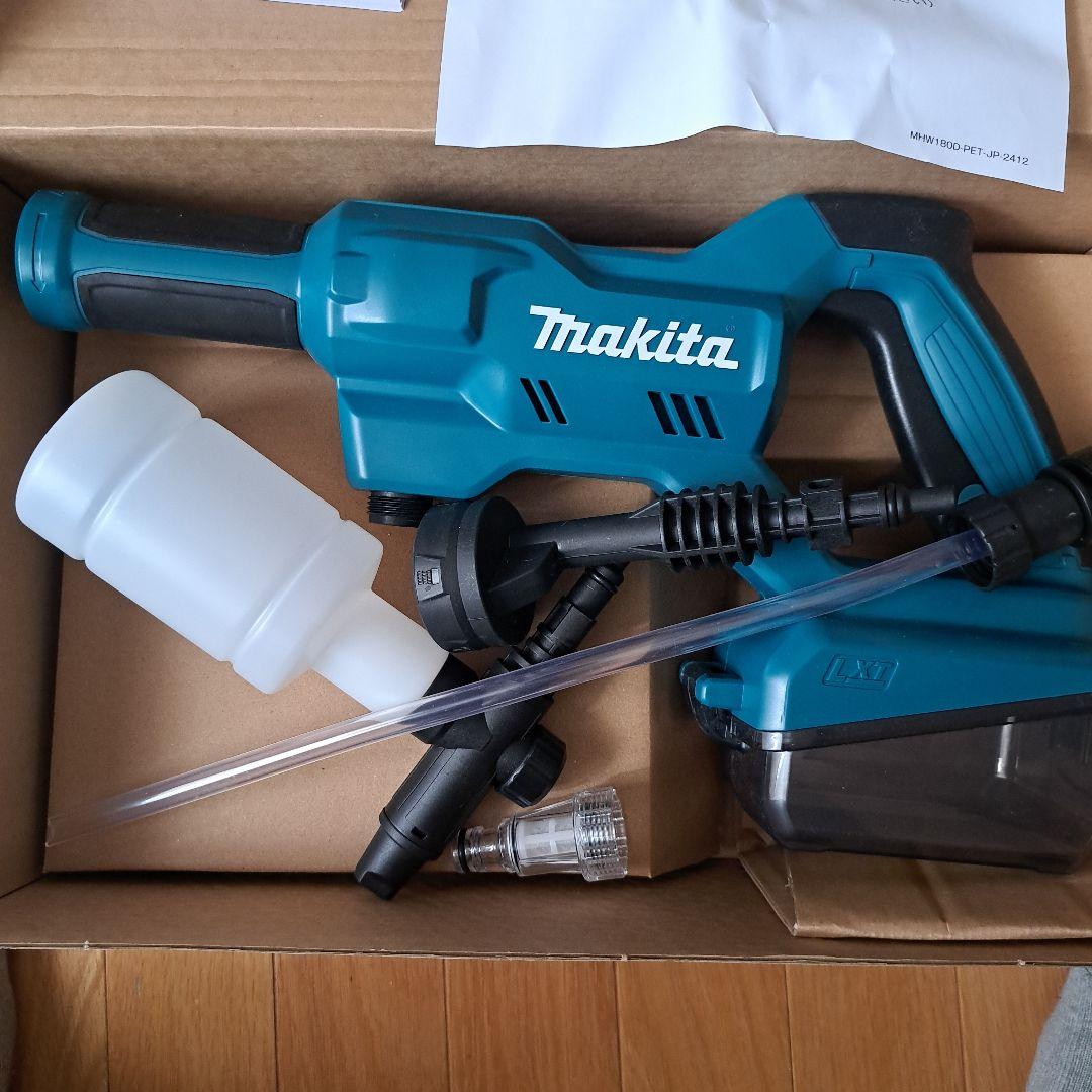 Makita 18V 充電式洗浄機 MHW180DZ ペットボトルアダプタ付