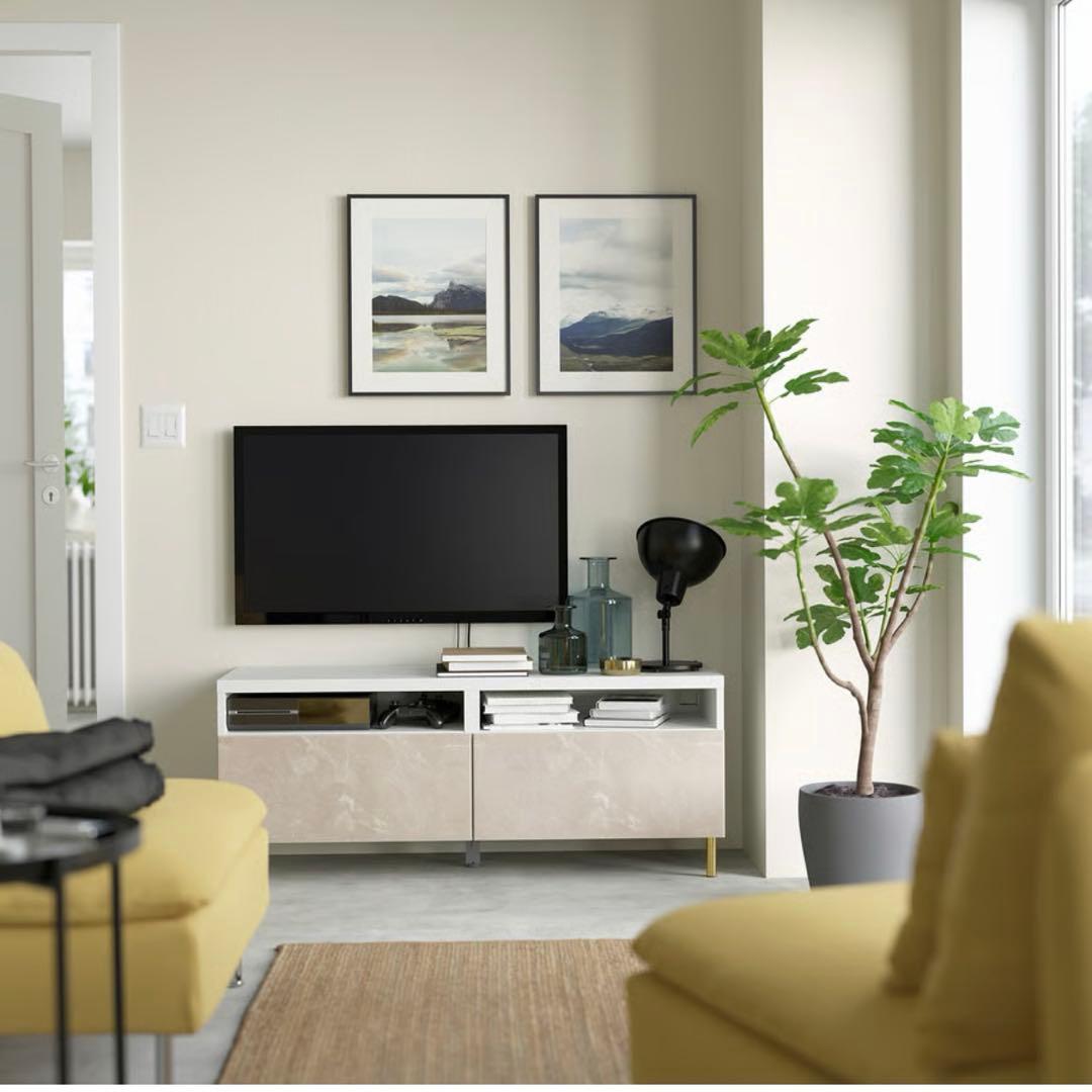IKEA BESTA テレビ台 美中古 特価 最大55インチTV置き