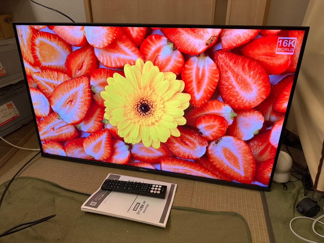 ハイセンス hisense 43型　4K スマートテレビ 43E7H　22年製