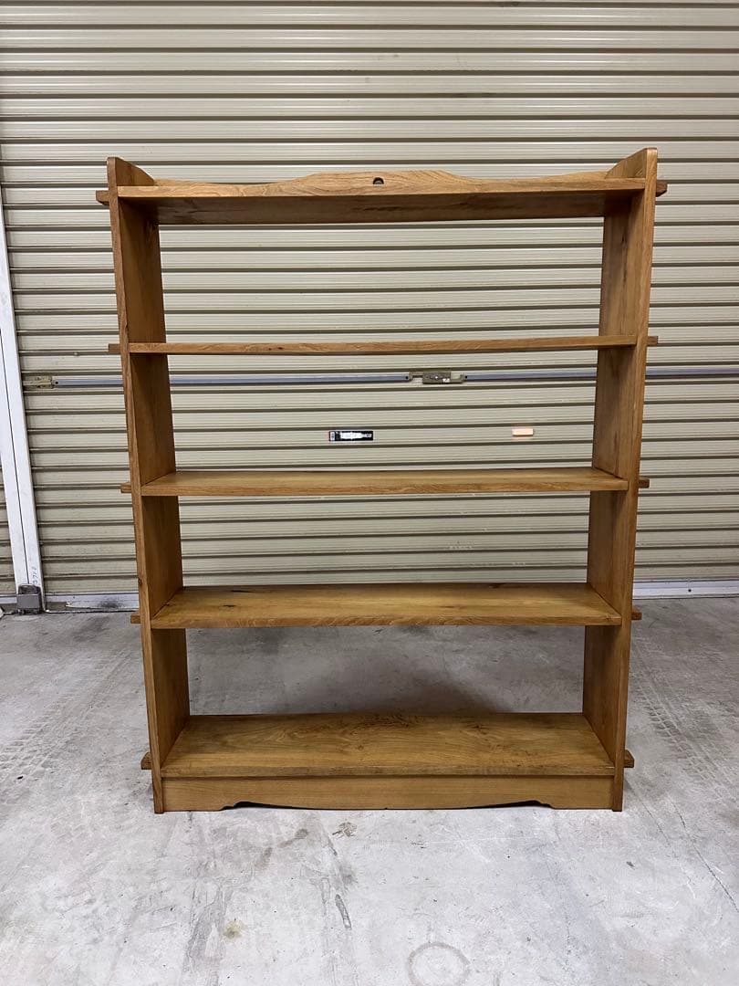 アンティーク　楔本棚　書棚　オープン棚　古家具