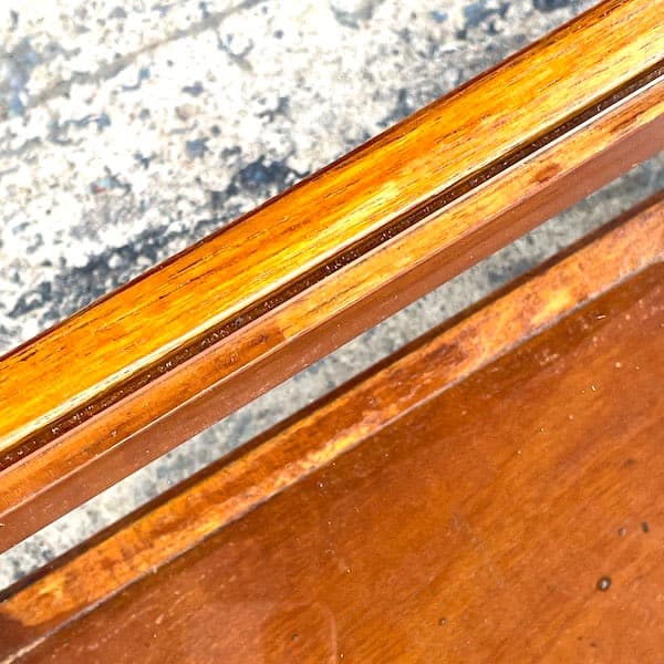 関西限定　送料別　ガラスセンターテーブル　木製テーブル　ビンテージ家具