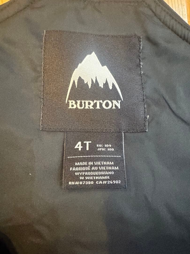 BURTON バートン スノボウェア 上下セット 100 キッズ