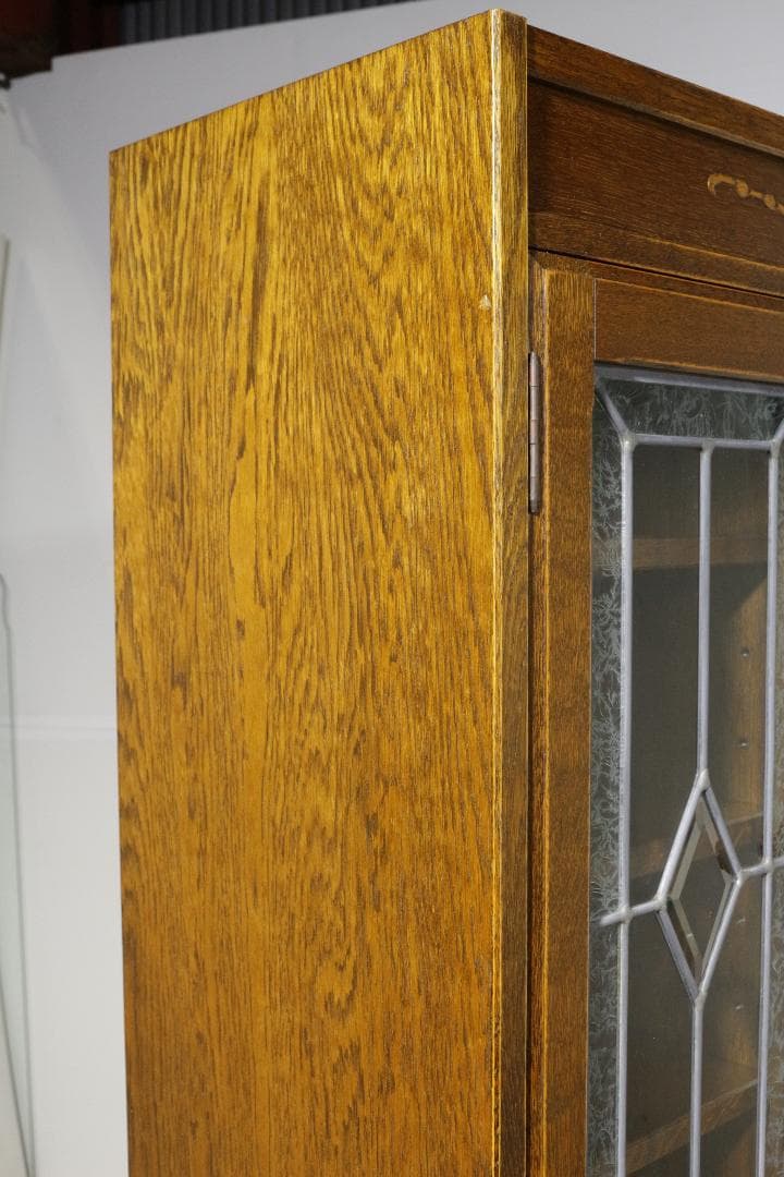 に*ん様 三越ブルージュ★キャビネット★ステンドグラス★木製家具★