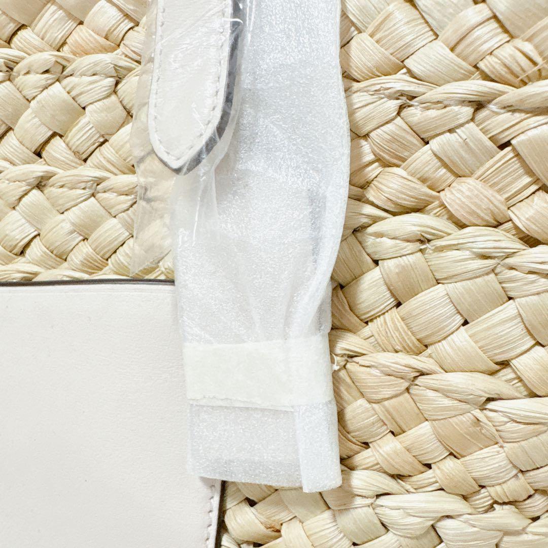 【極美品】定価10万 COACH コーチ かごバッグ トートバッグ CJ518