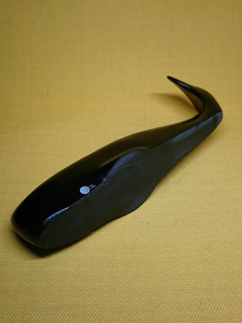 【美品】サカナ　クジラ　鯨　石製　置物　インテリア　工芸品　美術品　A1671