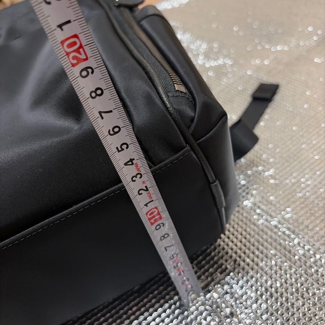 BLACK LABEL CRESTBRIDGEバッグパック、黒、サンプル未使用