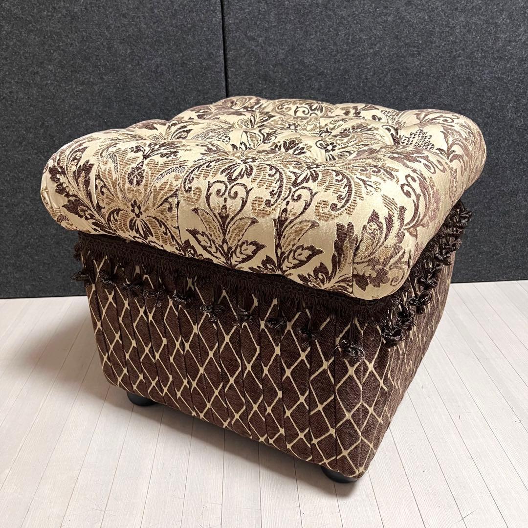 ジェニファーテイラー　収納付きスツール　スツール　オットマン　椅子　ボックス