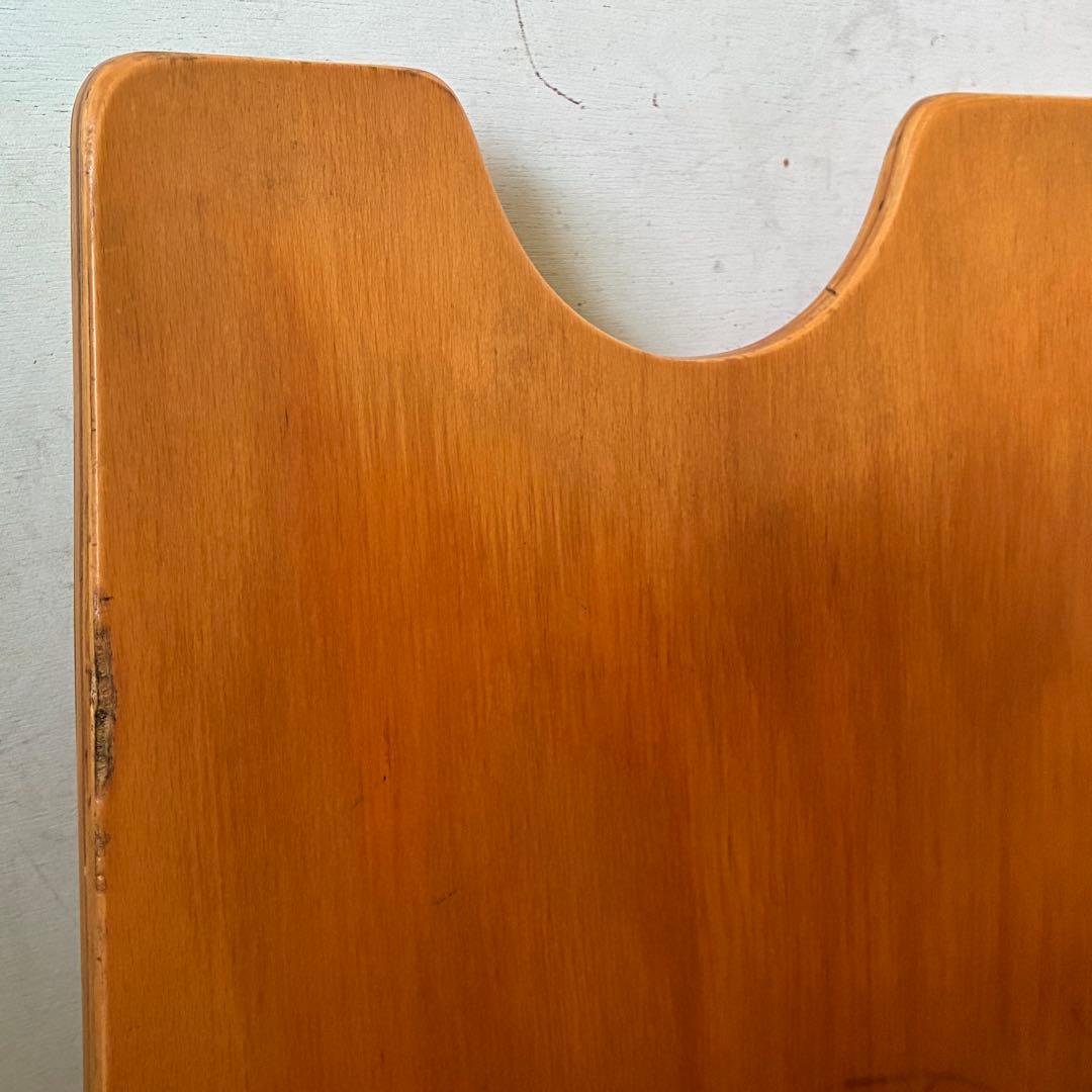 2脚セット ヴィンテージ プライウッド スタッキングチェア