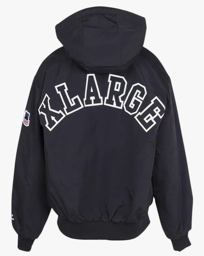 XLARGE ブラック ナイロンジャケット
