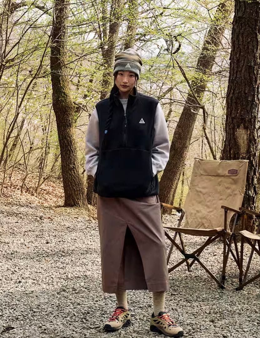 トップス NIKE ACG \"WOLF TREE\" Half-Zipper Vest2XL