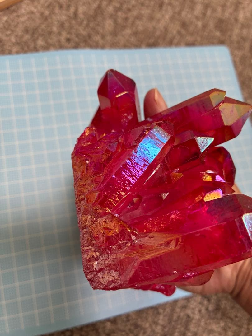 オーラ水晶 クラスター