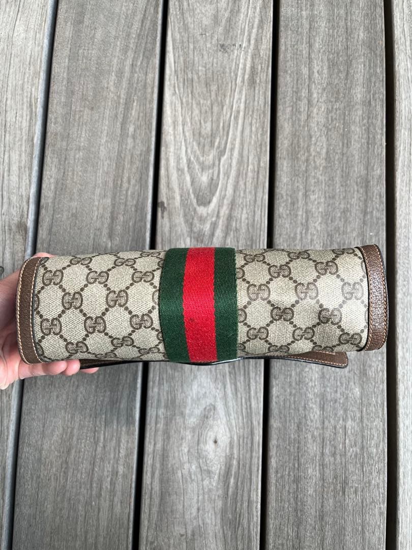 old GUCCI シェリーライン ハンドバッグ