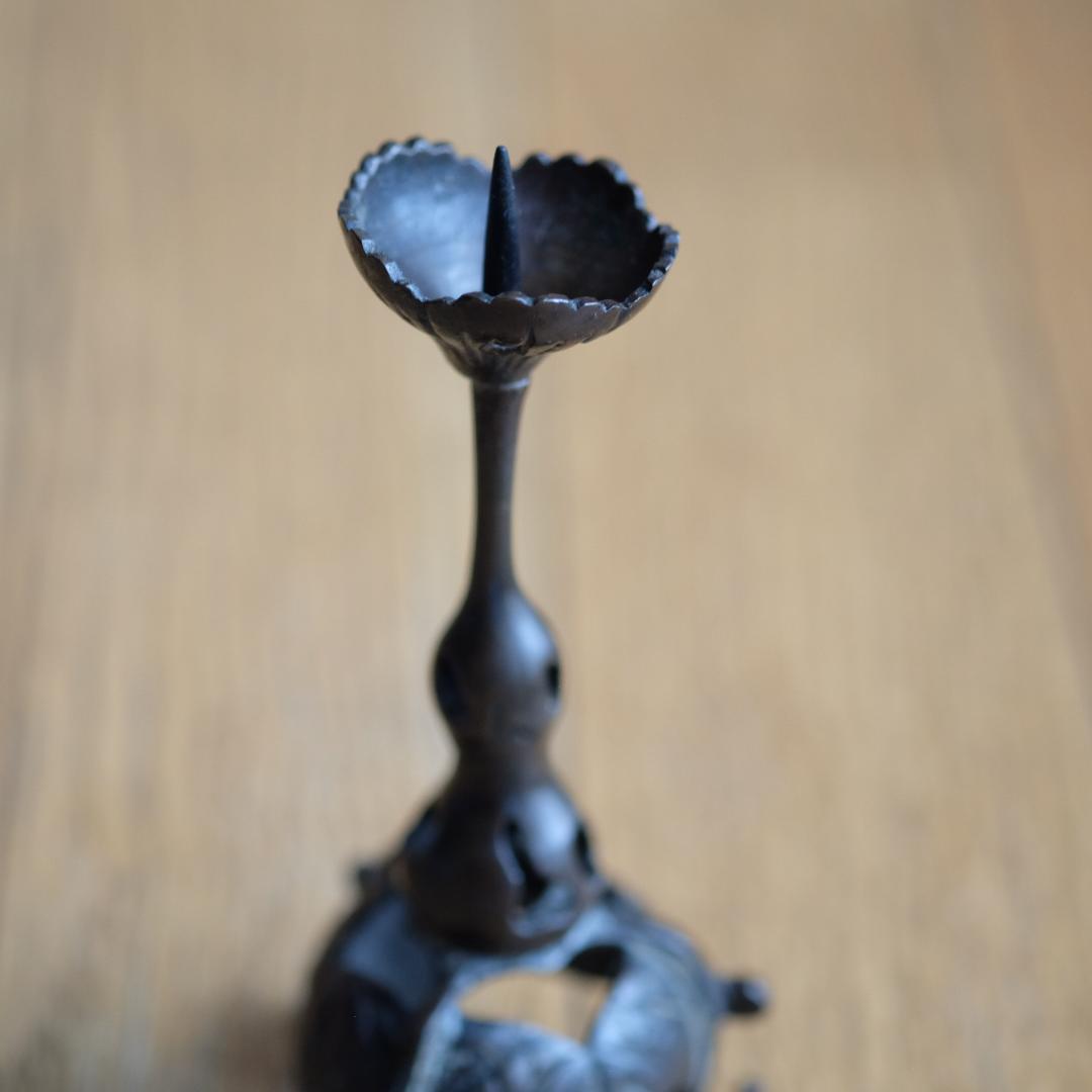 キャンドルスタンド／燭台／日本の古いもの