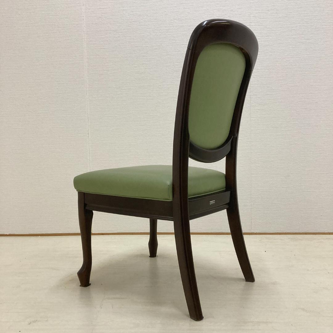 【マルニ】ダイニングチェア　猫脚　２脚セット