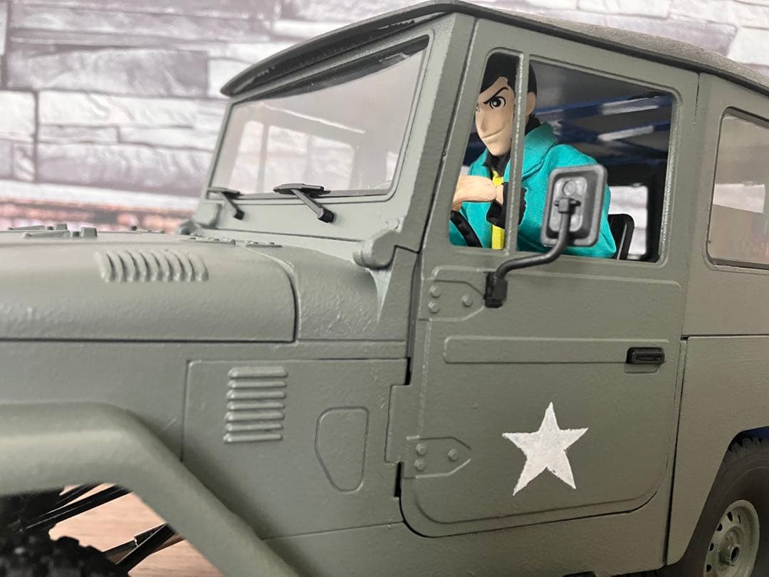 WPL C34 ミリタリー風　inるぱんさん　これから仕事だぜversion