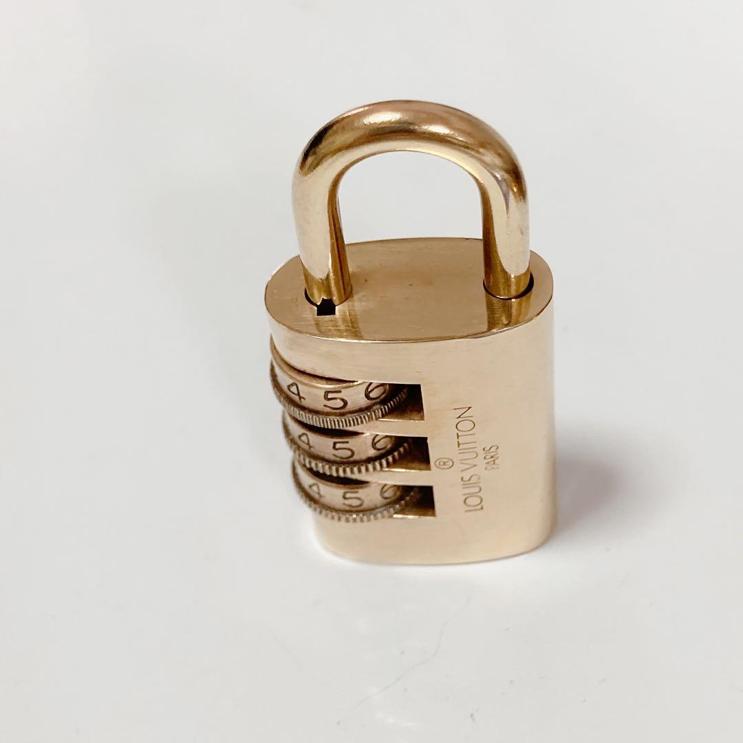 美品 ルイヴィトン ダイヤル式 南京錠 パドロック カデナ